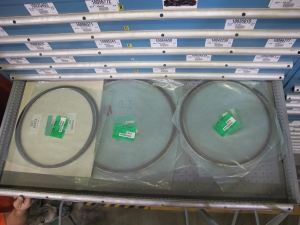 LISTA HEAVY DUTY 9-DRAWER PARTS CABINET W/ CONTENTS (W-50) LOADING & HANDLING FEE $25-